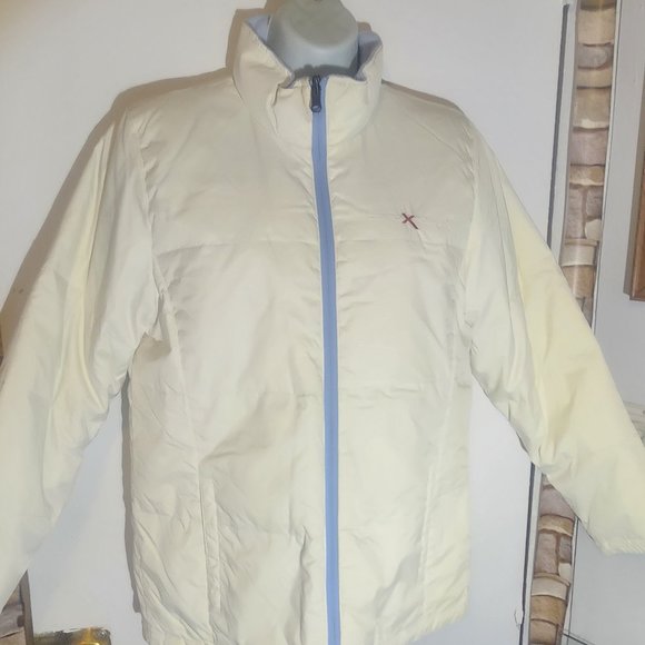 ZeroXposur White zipper front lined jacket in size X-small - Picture 7 of 15